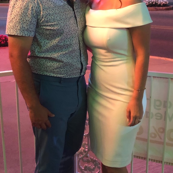 Calvin Klein white cocktail dress - Picture 8 of 8